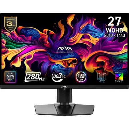MSI 26.5 OLED MAG 271QP QD-OLED X28