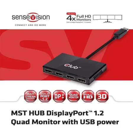 Club 3D SenseVision Multi Stream Transport