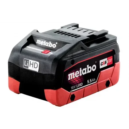 Metabo 625368000 sladdlöst batteri och laddare, 18 V 5,5 Ah