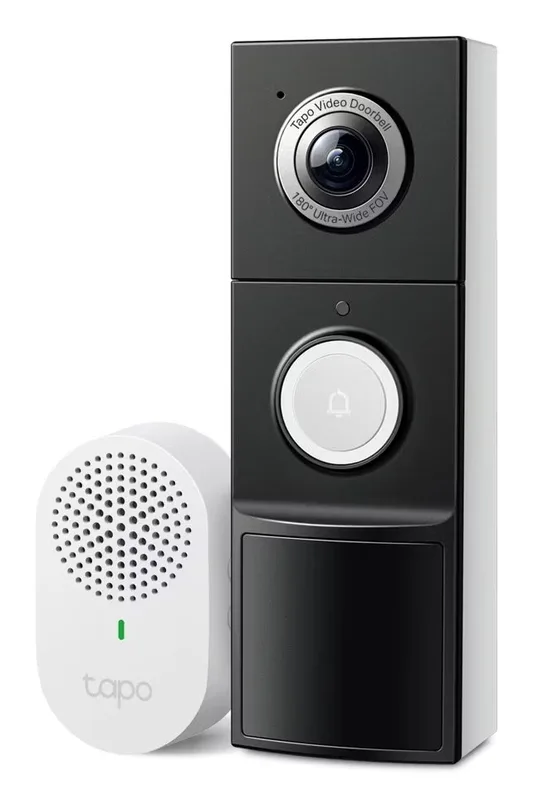 TP-Link Tapo D235 2K 5MP Batteridriven Videodörrklocka med Ringklocka