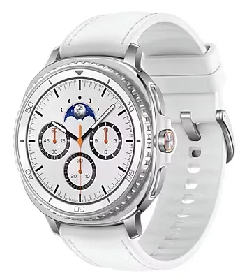 Samsung Galaxy Watch 8 Classic 46 mm LTE 4G Wi‑Fi GPS Silver Vit