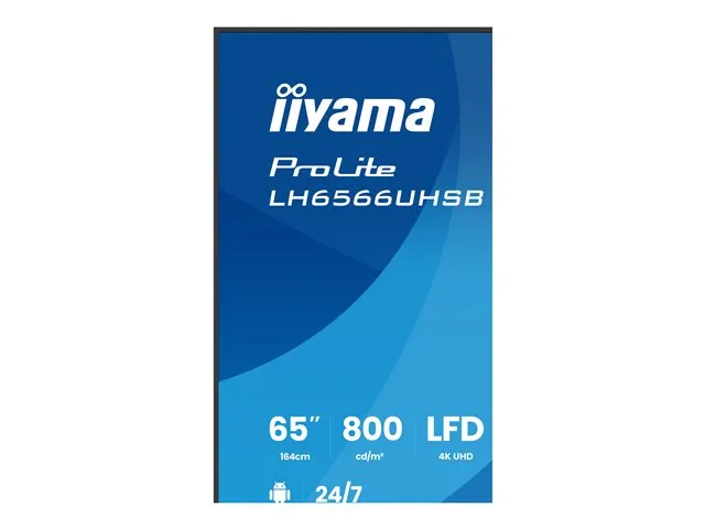 iiyama LH6566UHSB-B1AG Storformatsskärm