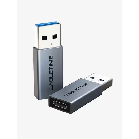 Cabletime adapterkabel USB-A till USB-C