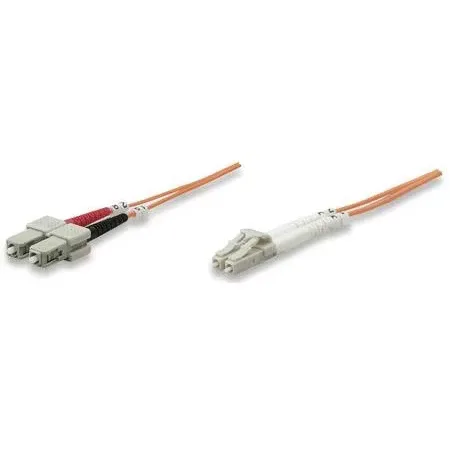 Intellinet 470353 InfiniBand- och fiberoptisk kabel, 1 m, LC SC, flerfärgad orange