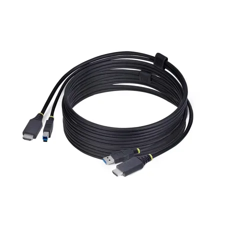 StarTech.com 3 m HDMI- och USB 5 Gbps KVM-kabel