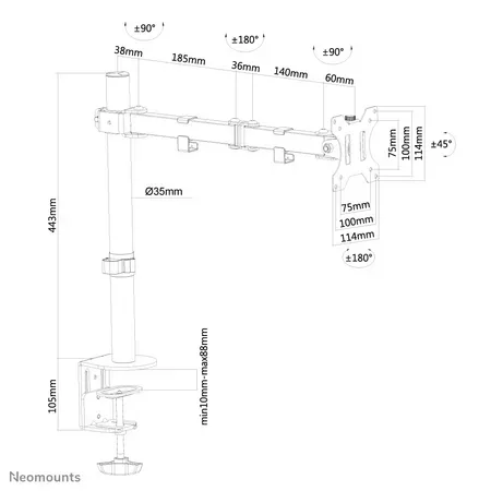 Neomounts FPMA-D550 monteringssats