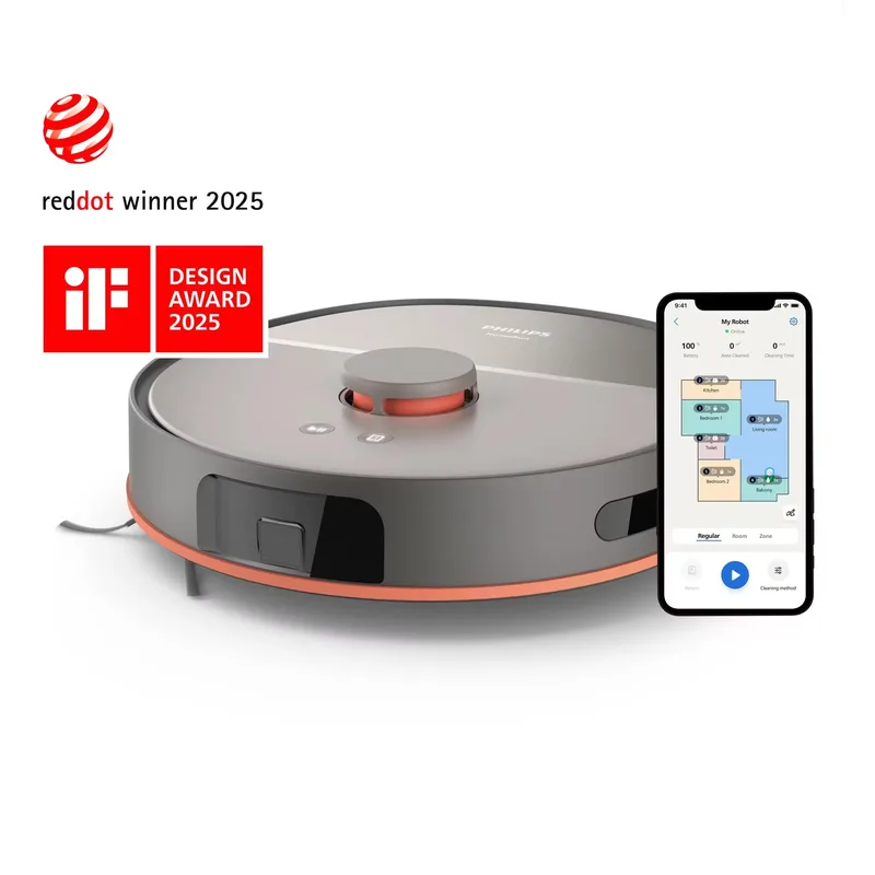 Philips XU5000/10 robotdammsugare 0,26 L Grå
