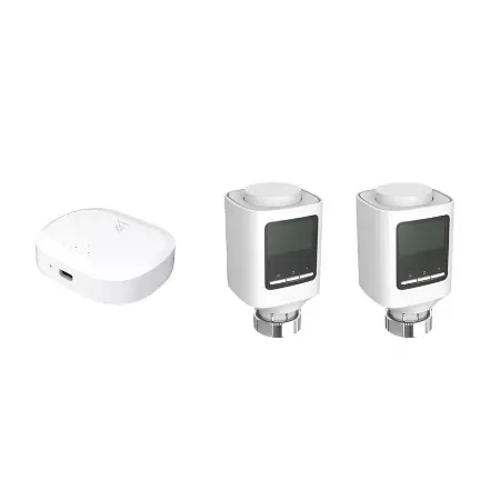 Woox R7067 smart radiatorventil, startpaket, vit