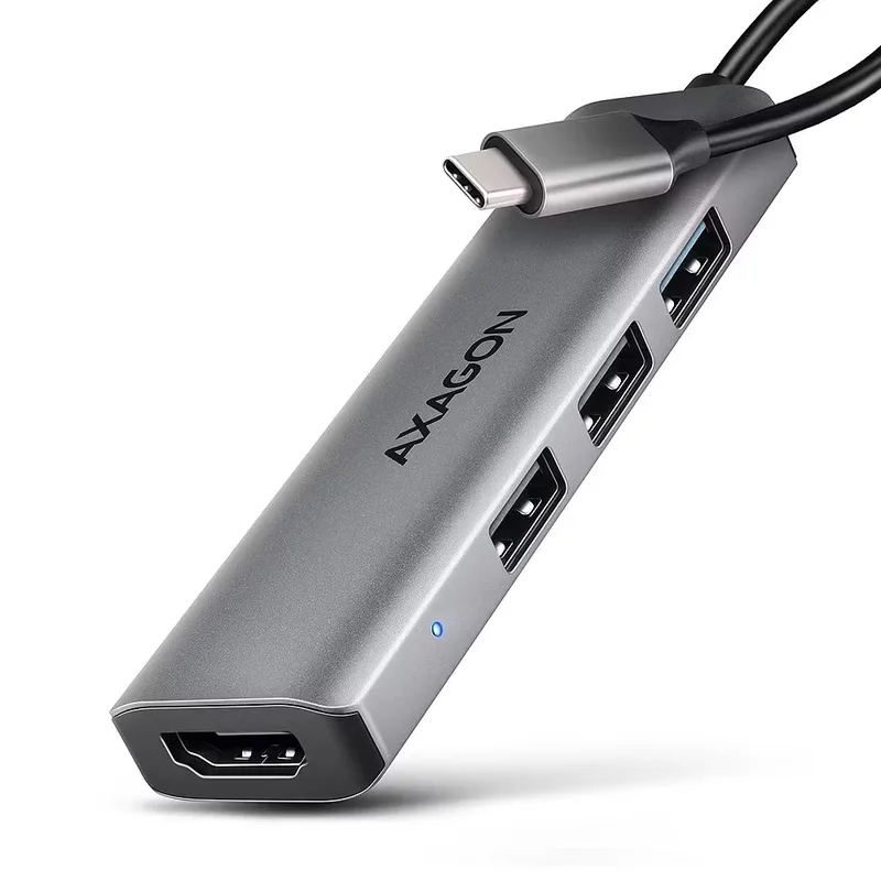 Axagon HMC-H3A USB hub 4in1