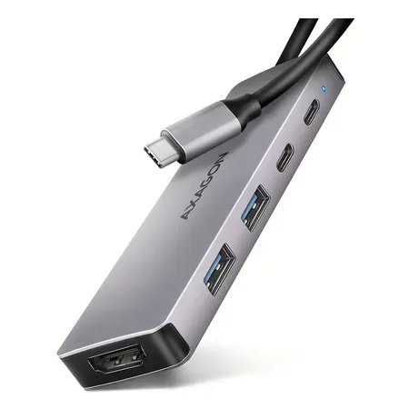 Axagon HMC-5H60 USB-C-hubb, 2 x USB-A, HDMI 4K, PD 100 W