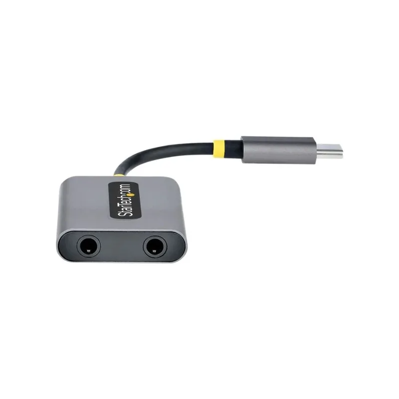 StarTech.com USB-C-hörlurssplitter med mikrofoningång