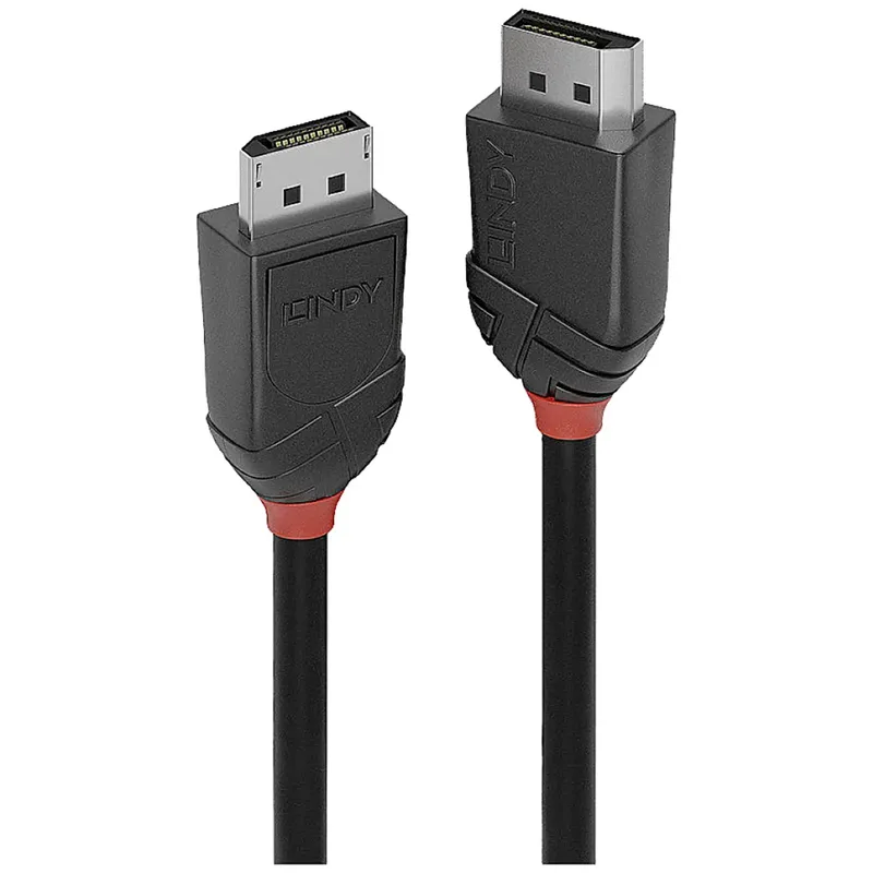 Lindy DisplayPort-kabel, DisplayPort 1.2, 1,5 m, svart