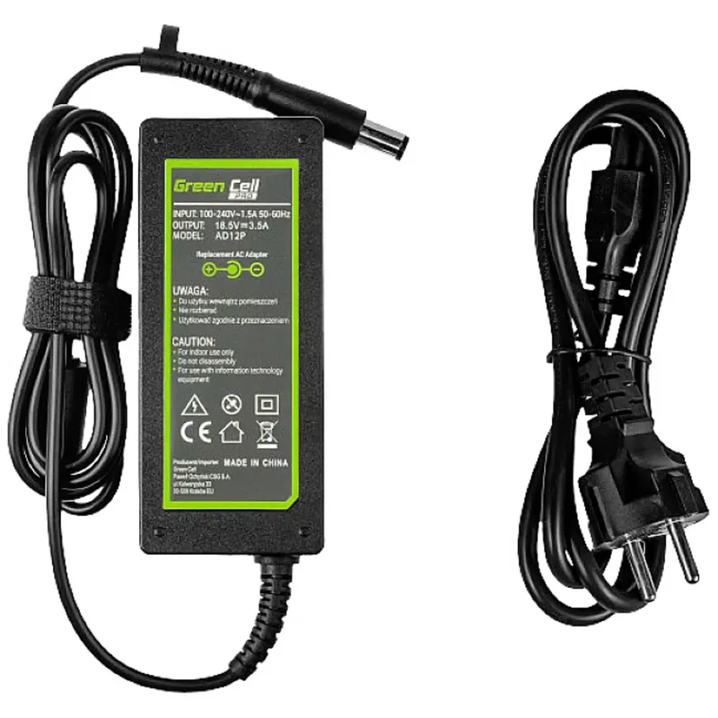 Green Cell AD12P Laptop nätadapter 65 W 18.5 V 3.5 A