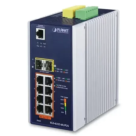 Planet IGS-6325-8UP2S hanterad L3-switch, 8 RJ-45-portar