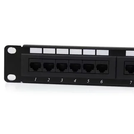 StarTech.com 1U hyllmonterbar Cat 6 110 patchpanel med 24 portar