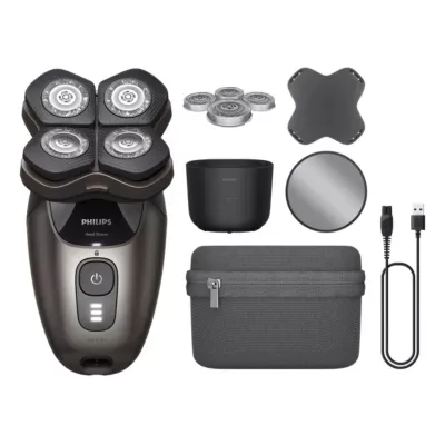 Head Shaver Pro 9000 Series Premiumrakapparat med lyxiga tillbehör HS9980/15