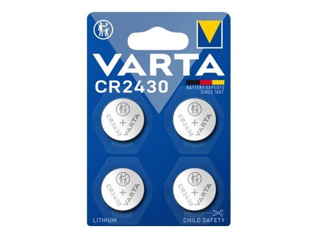 Varta CR2430 litiummangan-batteri, 4-pack