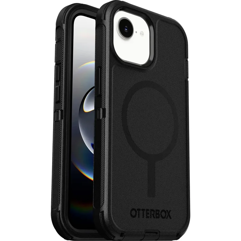 Otterbox Defender Backcover Apple iPhone 17e, iPhone 16e, iPhone 15, iPhone 14, iPhone 13 Svart MagSafe-kompatibel 77-97673