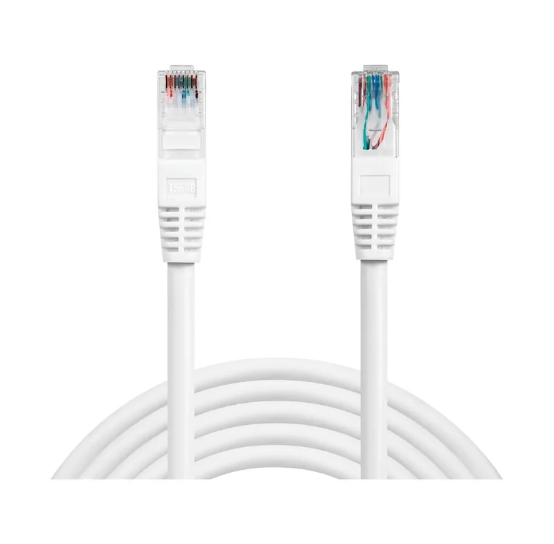 Sandberg nätverkskabel UTP Cat6 2 m, vit