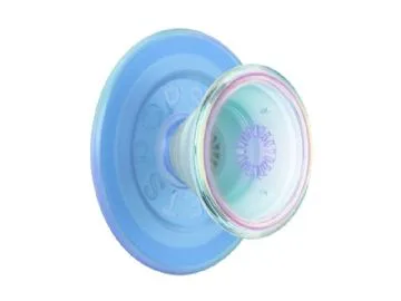 PopSockets 806891, Grepp, Blå, Textmönster, Opalescent Blue, Apple, iPhone 17 Pro Max