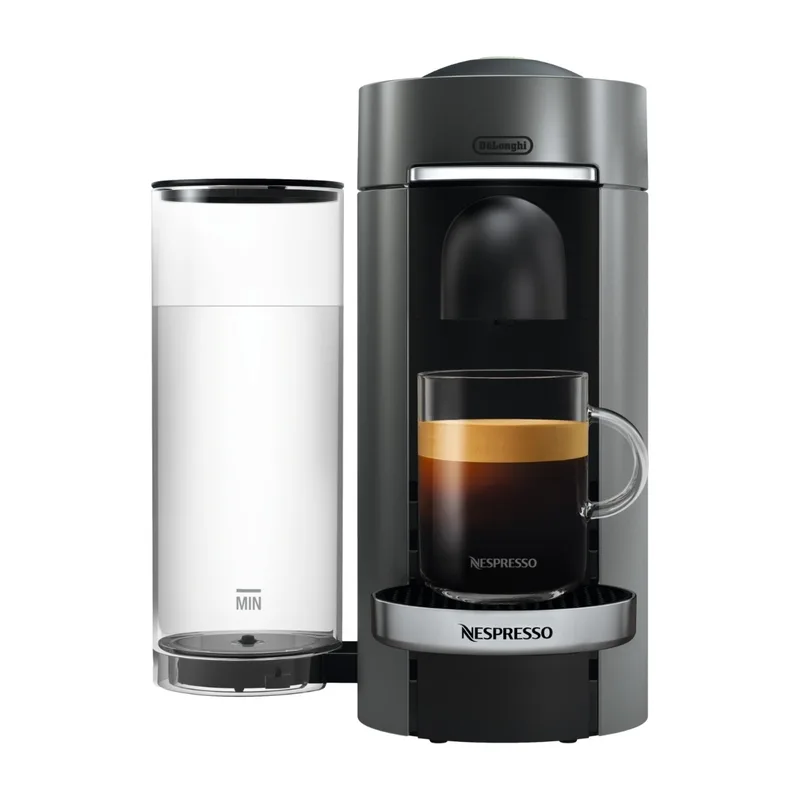 Nespresso Vertuo Plus Deluxe kapselmaskin By Delonghi, grå
