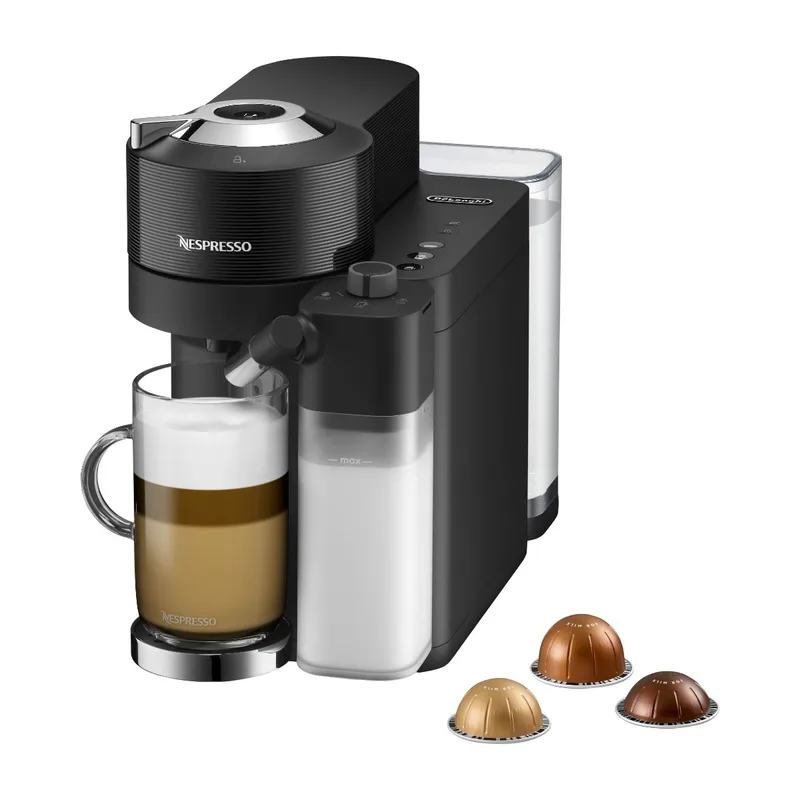 Nespresso Vertuo Lattissima kapselmaskin By Delonghi, svart