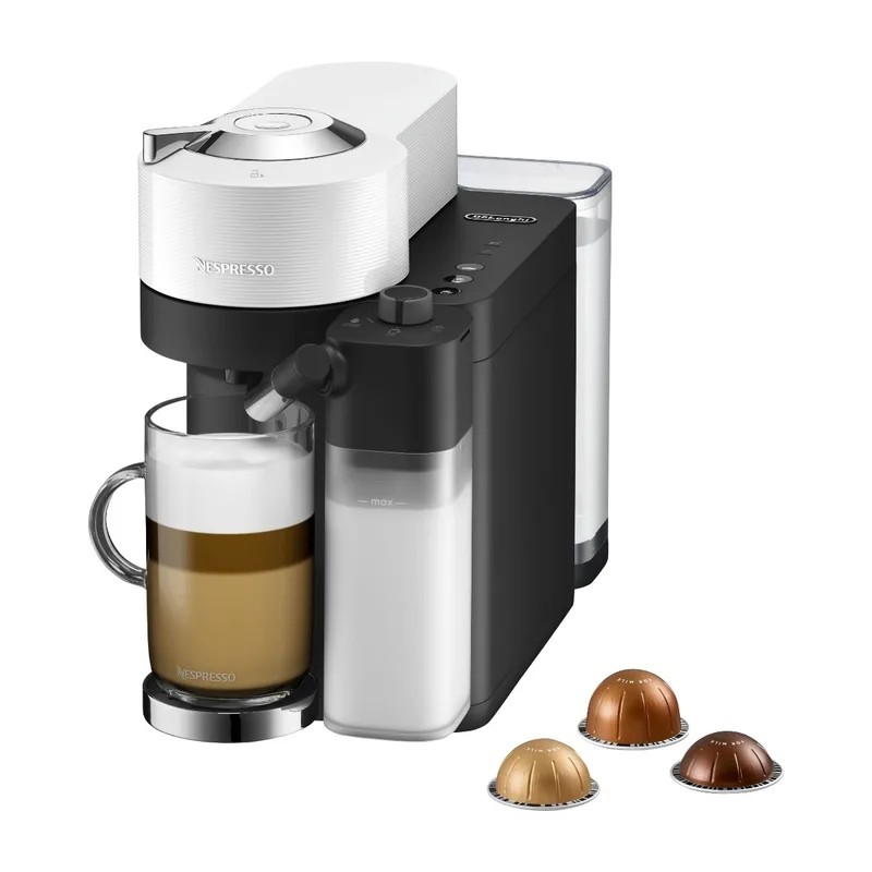 Nespresso Vertuo Lattissima kapselmaskin By Delonghi, vit