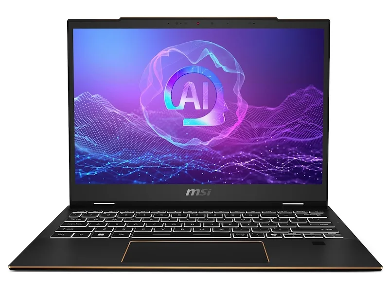 MSI Summit E13 AI Evo, 13.3" Full HD+ touch, Intel Core Ultra 7 258V, 32 GB, 1 TB PCIe SSD, WiFi 7, bakbelyst tangentbord, Win11 Pro, 2 års garanti