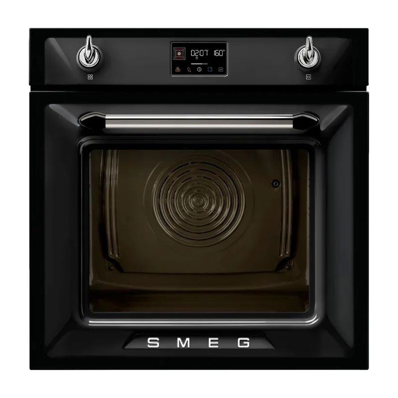 Smeg Victoria Inbyggnadsugn SOP6902S2PN (svart)