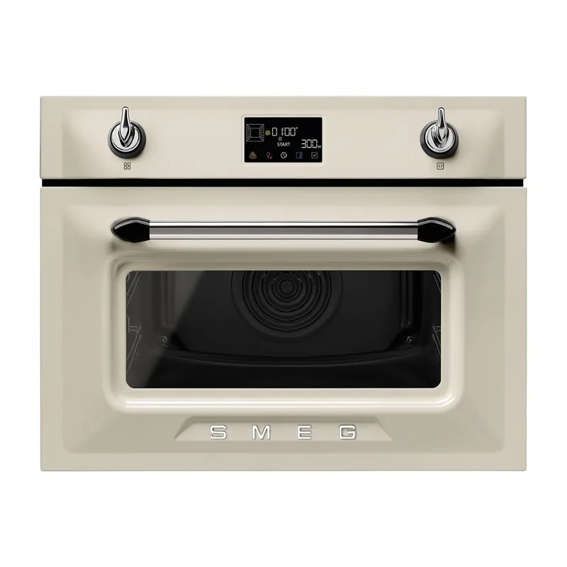 Smeg Victoria Kompaktugn med mikro SO4902M1P (cream)