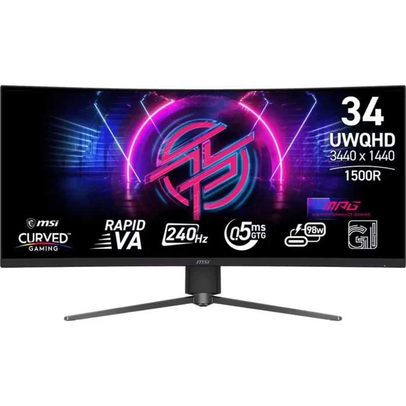 MSI MPG 346CQRF X24 34" UWQHD Böjd Gamingmonitor