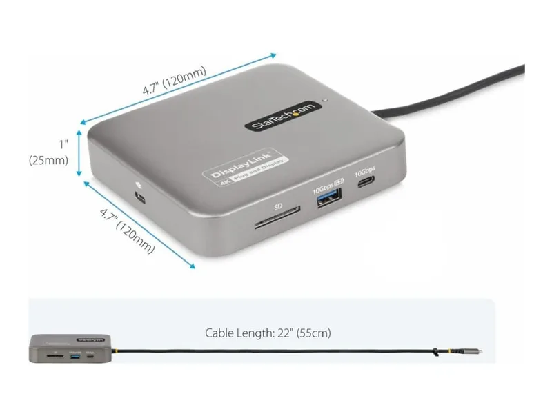 StarTech.com Universal USB C multiport adapter