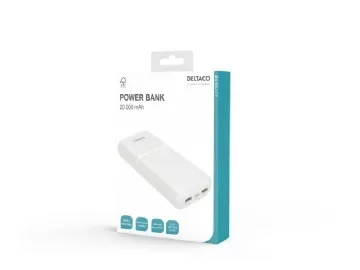 DELTACO externt batteri 20 000 mAh