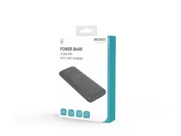 DELTACO externt batteri 10 000 mAh