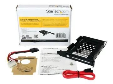 StarTech.com 2.5in SATA Removable Hard Drive Bay