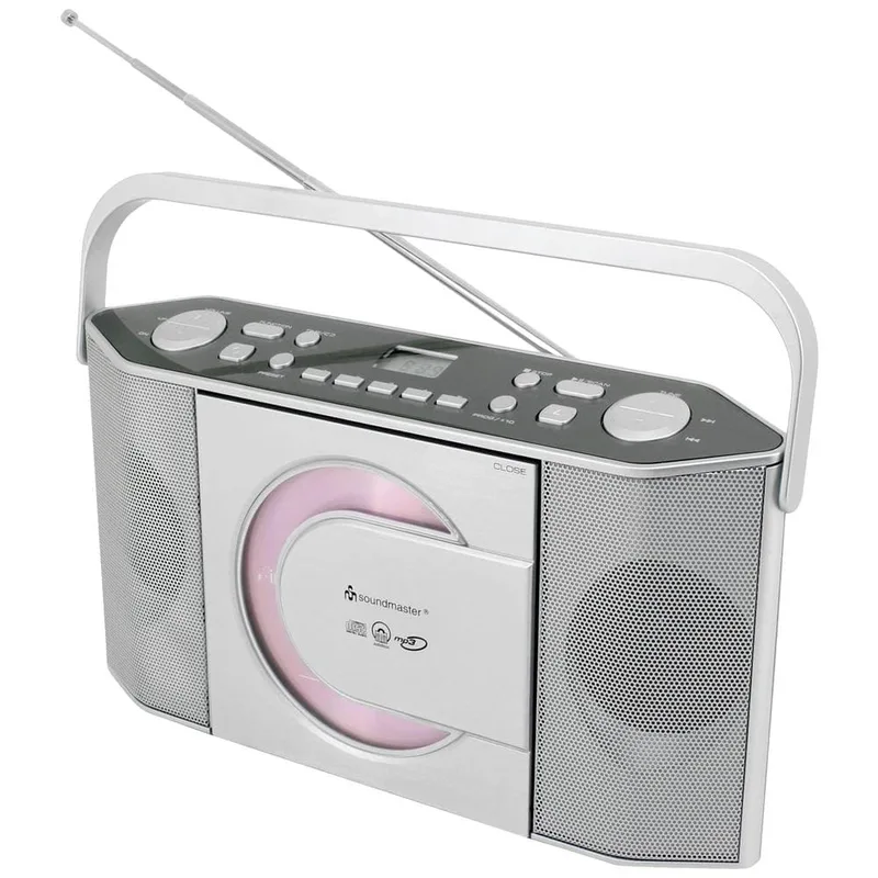 CD-radio soundmaster RCD1755SI FM Silver