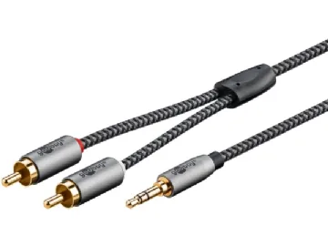 Goobay 65289 3,5 mm, jack, 2 x RCA, jack