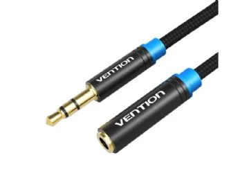 Vention ljudkabel 3,5 mm bomullsflätad förlängningskabel