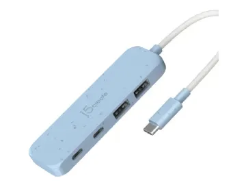 j5skapa miljövänlig USB-C till 4-portar Typ-C & Type-A Gen 2 Hub