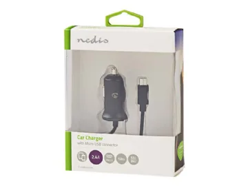 Nedis - Strömadapter för bil - 2.4 A