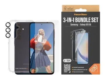 PanzerGlass® 3-i-1 skyddspaket Samsung Galaxy New A34 5G