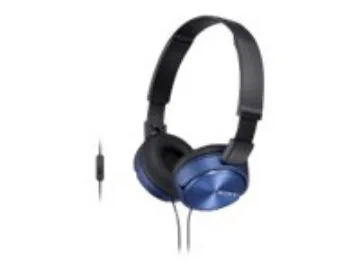 Sony MDR-ZX310APL hörlurar med mikrofon, blå