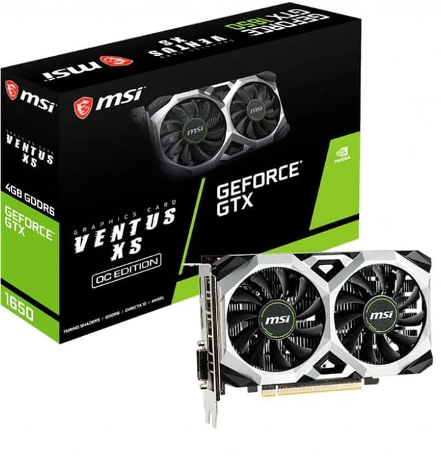 MSI GeForce GTX 1650 4GB D6 VENTUS XS OC