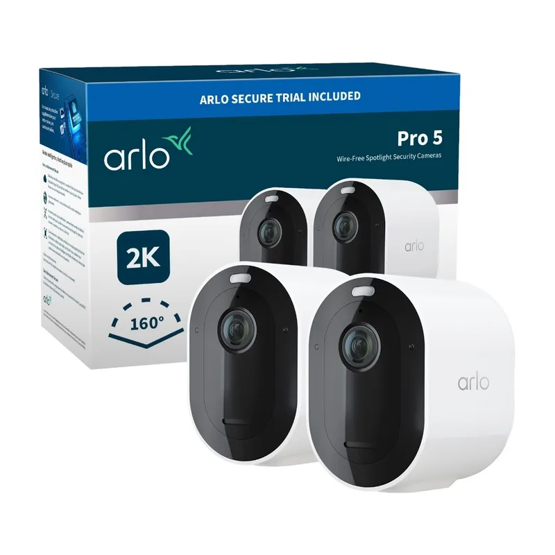 Arlo Pro 5 spotlight övervakningskamera 2-pack