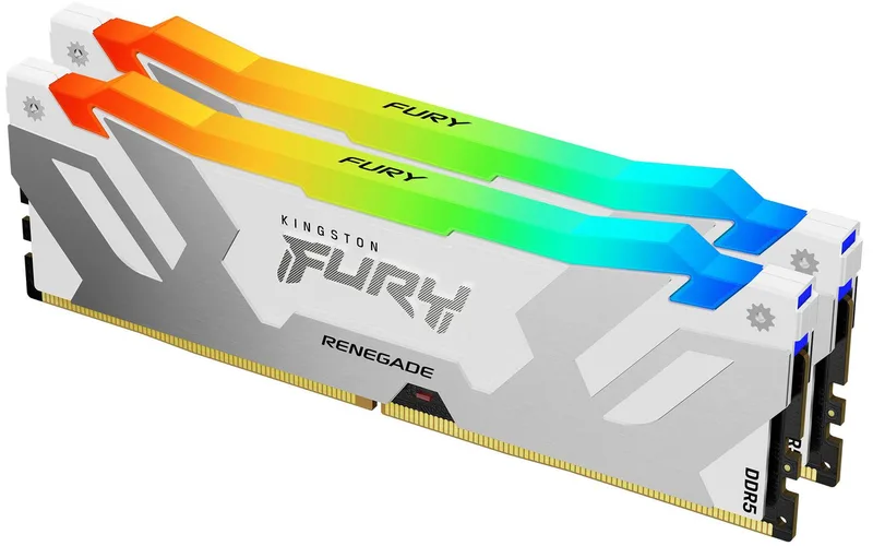 32 GB (2x16GB) DDR5-7200 Kingston FURY Renegade White RGB CL38, XMP