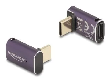 Delock - USB-adapter - 24 pin USB-C (hane) till 24 pin USB-C (hona) vinklad