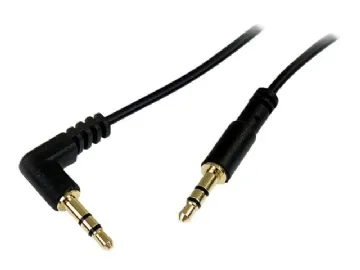 StarTech.com 0,3 m (1 fot) högervinkel 3,5 mm ljudkabel