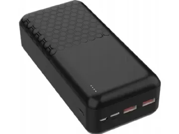 Platinet power bank 30000mAh PD QC, black (45933)