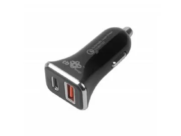 Universell USB A+C QC billaddare