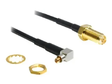 Delock Adapter MC-Card Plug 90° > RP-SMA Jack